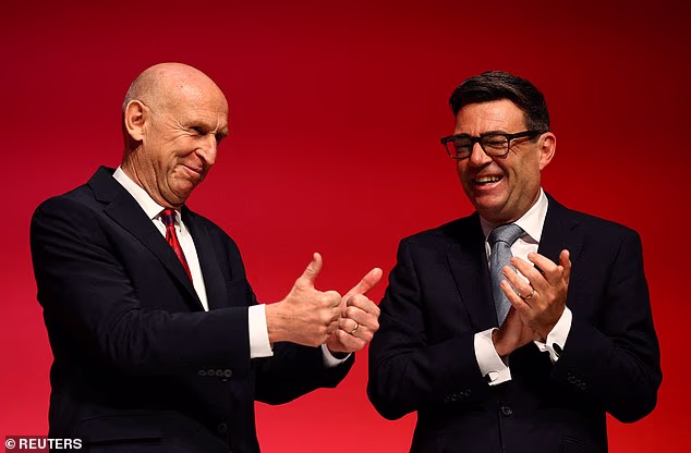 The Autumn Budget will take place on October 28. Chancellor John Healey pictured with Prime Minister Andy Burnham