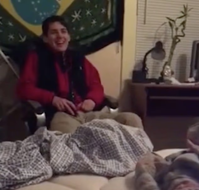 Mitchell in 2017, at 19 years old, was filmed stating he wanted to 'f***' a black girl he had a crush on, and also making negative remarks about white women, according to a video obtained by the Daily Mail