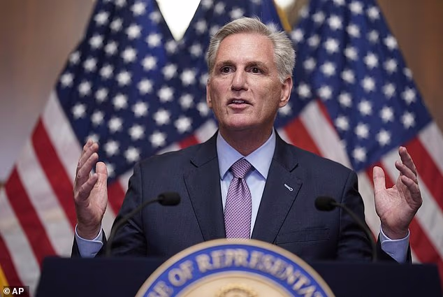 Kevin McCarthy predicts Republicans will LOSE the House in two weeks as he blames Mike Johnson
