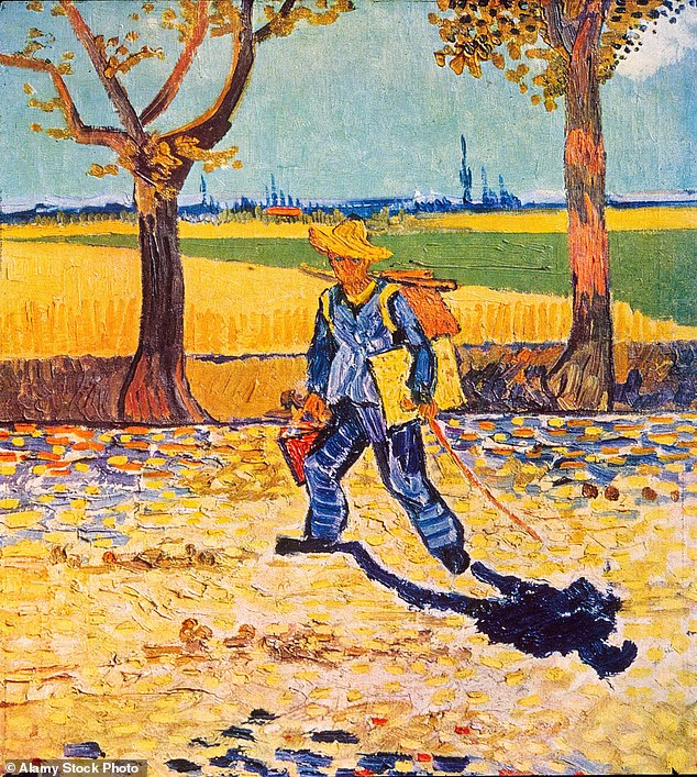 Vincent van Gogh's, The Painter on the Road to Tarascon, painting in oil on canvas