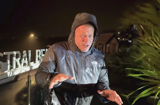 BBC weather presenter Simon King (pictured) warned viewers about dangerous coastal conditions