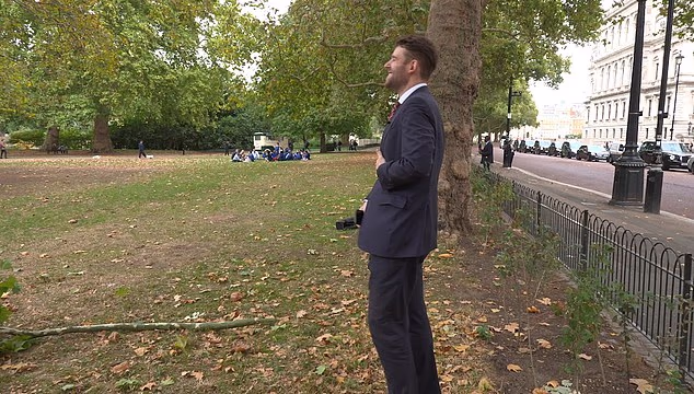 The political correspondent seemingly counted himself lucky