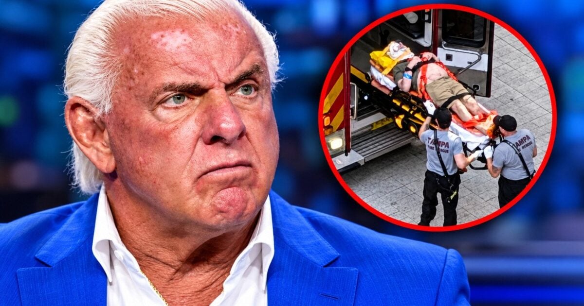 BREAKING: Ric Flair Rushed To The Hospital After Collapsing Outside Restaurant