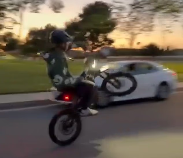 The youngster frequently shared jaw dropping videos of himself wheeling down main roads and even fleeing police officers