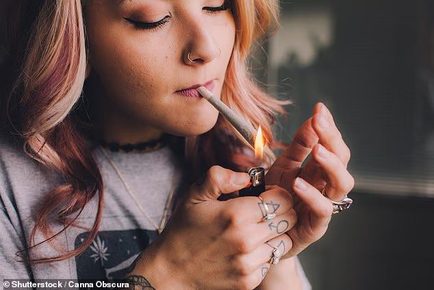 Detroit woman's health in ruins after she began doing cannabis aged just 15... now the only way to relieve her illness is to take a hot shower