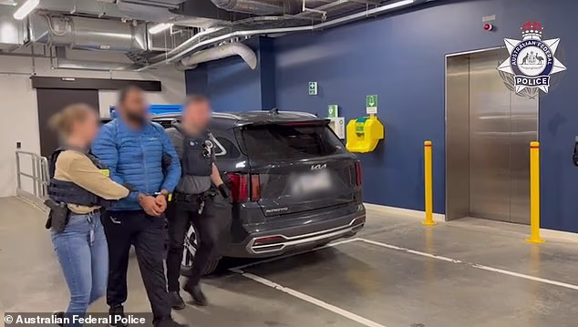 A Pakistani national, who lives in Melbourne, was arrested last week after he allegedly attempted to exit traffic a woman and her two young children from Australia
