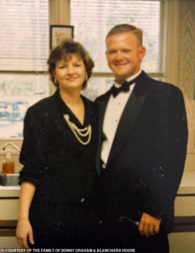 Sonny's daughter Michelle, who said she didn't want anything more to do with him after he destroyed his marriage to her mother following his transplant, stands with her brother Gray