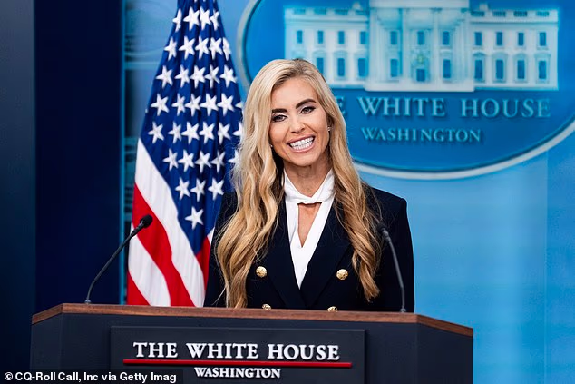 The former White House Press Secretary was asked by the HBO comic if she had any advice for Zacharia (pictured), who lasted less than a week doing her old job