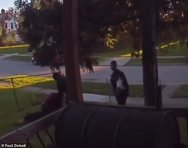 Disturbing footage captured part of the confrontation outside a home on Detroit's west side, where three women allegedly ambushed the newborn's mother after luring her there