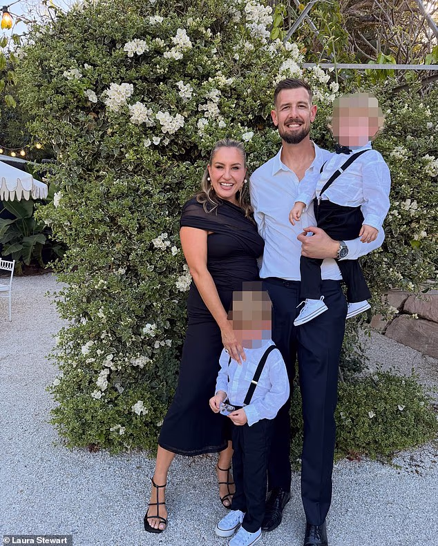 Stewart's wife, Laura, posted a heartbroken tribute to the player on her social media the following day