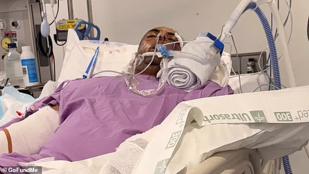 Ajay Malik suffered life-threatening injuries to his face and arms after being mauled by two dogs while jogging in Brisbane