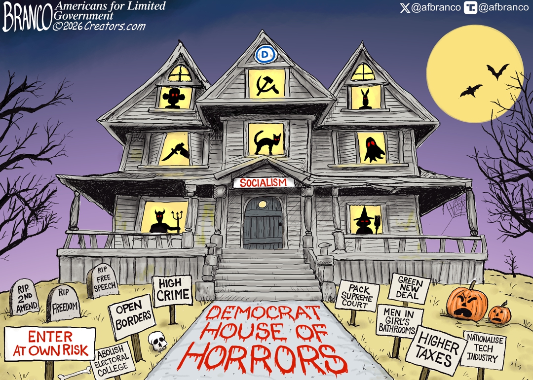 Branco Cartoon – House Of Horrors