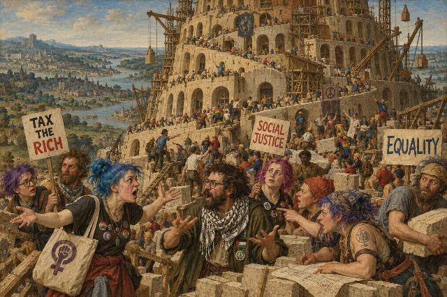The Left’s Dumbed Down Tower Of Babel