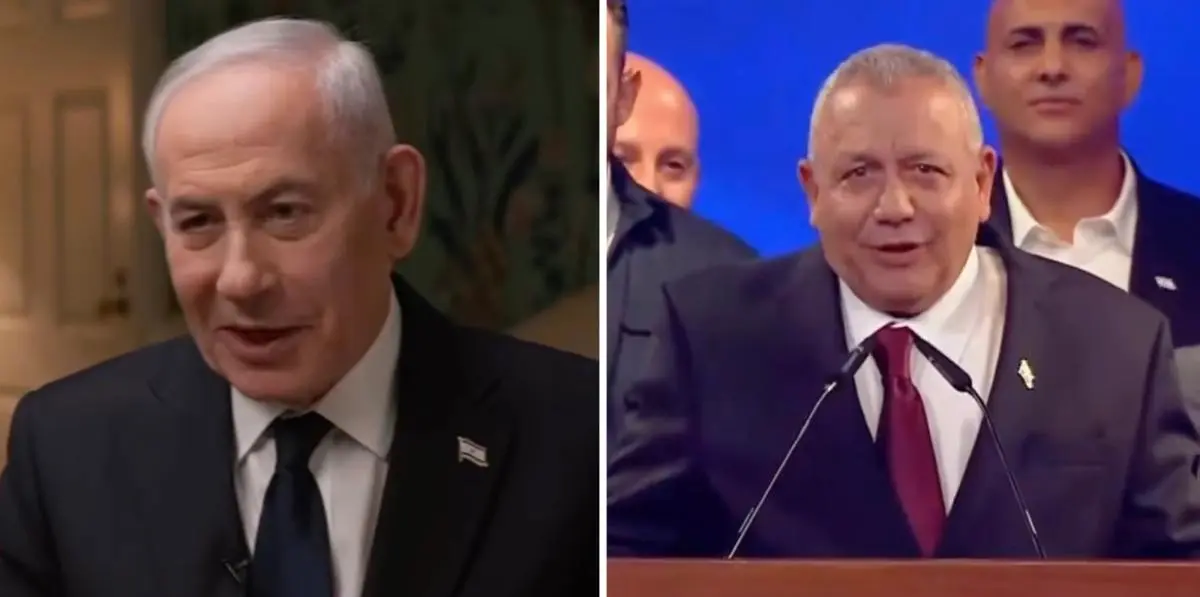 Prime Minister Benjamin Netanyahu and Gadi Eisenkot