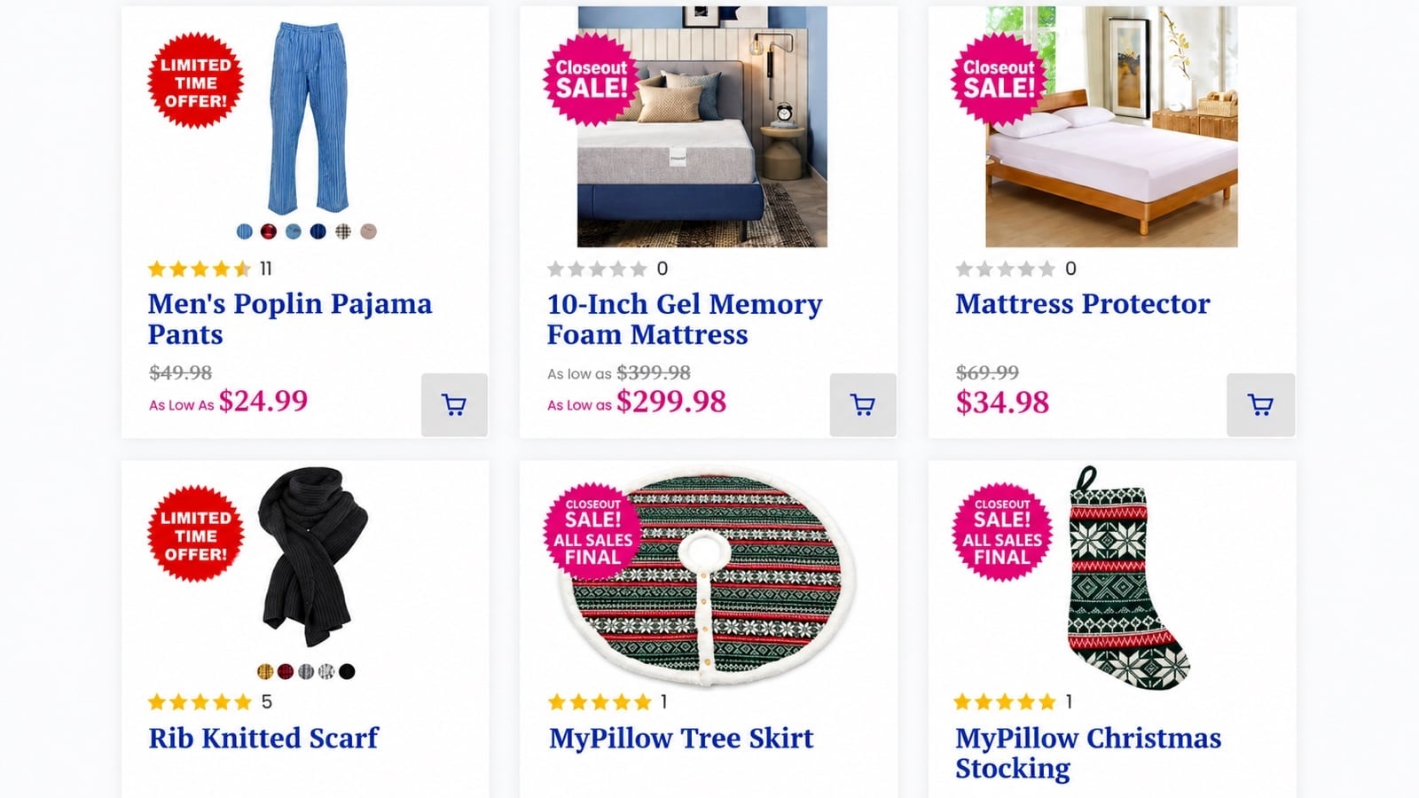 Outlet Sale At MyPillow – Up To 80% Off Sheets, Slippers, Pillows and More!