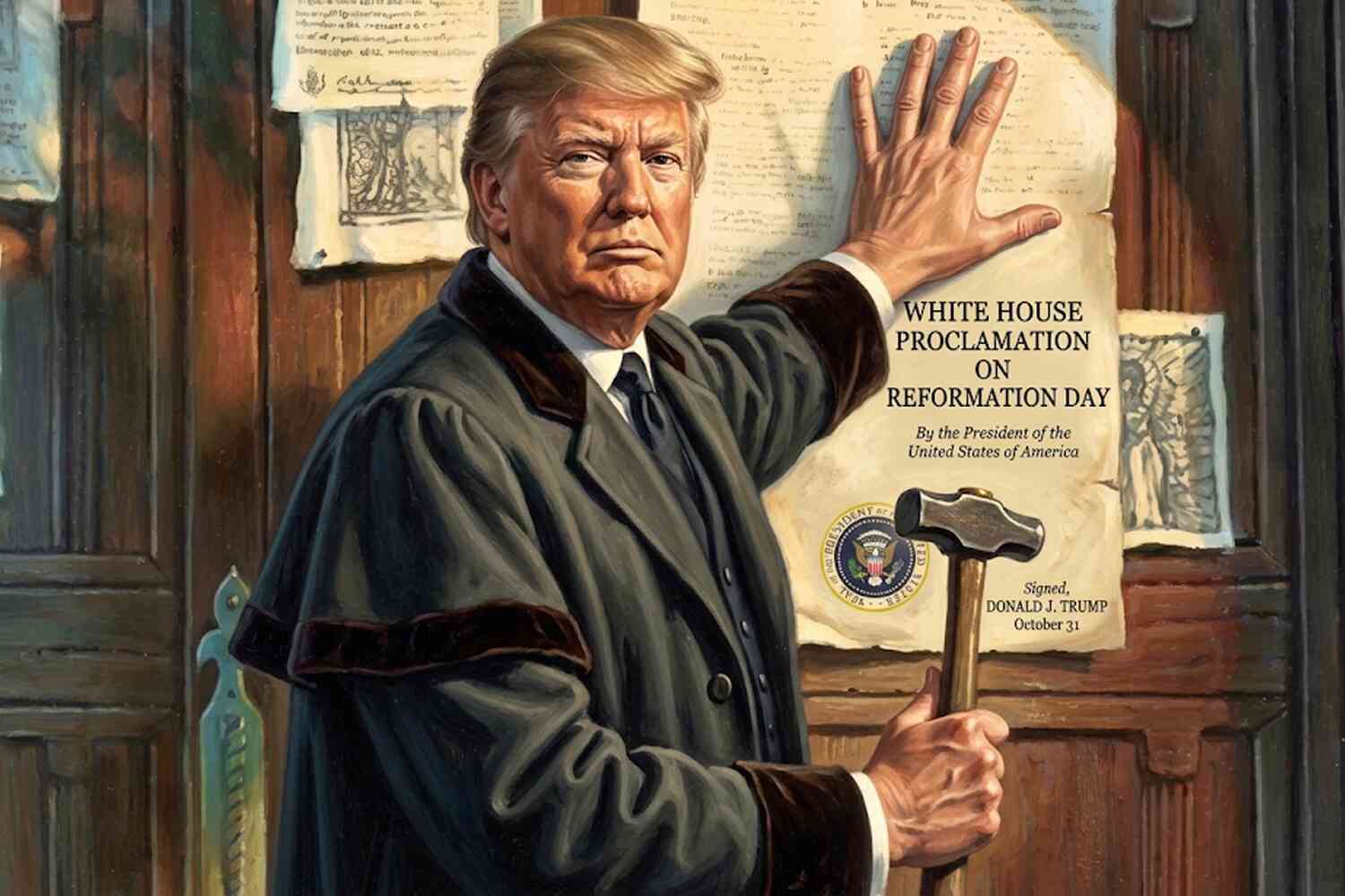 White House releases formal statement to celebrate Reformation Day ✝️