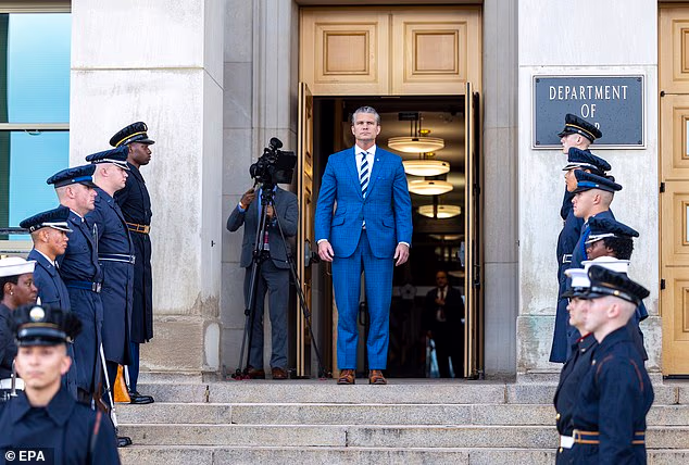 Sources previously told the Daily Mail that Hegseth, pictured on September 2, has been running his Department of War like a personal fiefdom