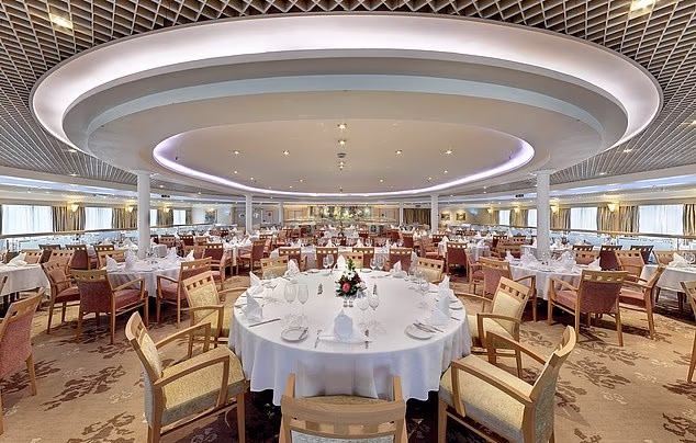The interior of the Odyssey cruise ship, where people opt for an all-inclusive cruise lifestyle that's cheaper than buying a new home