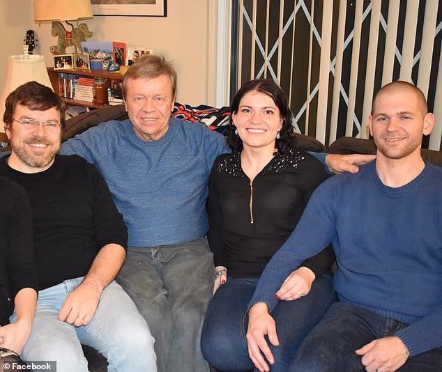 Lynnea Soposki, second from right, is pictured with relatives in happier times, before the crash that killed her, her husband and their baby boy