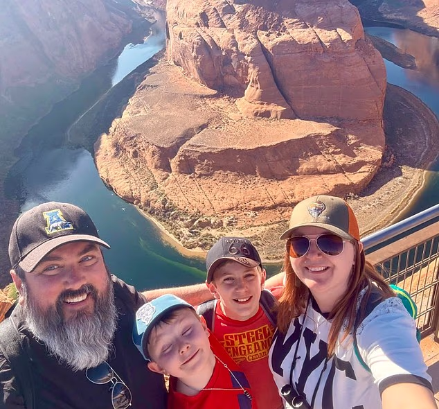 Elterman-Hart (right) plans to help raise Paige, the two-year-old orphaned child, alongside her husband and their two boys. Source: Facebook/Shery Elterman-Hart