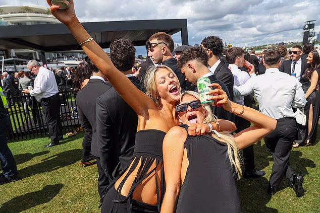 Black and white was the theme of the day, with most attendees obliging