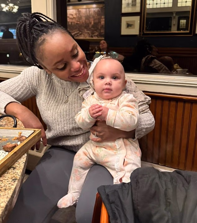 Paige Hart, David and Sasha's two-year-old daughter, survived the accident but has suffered from six broken bones. Source: Facebook/David Hart