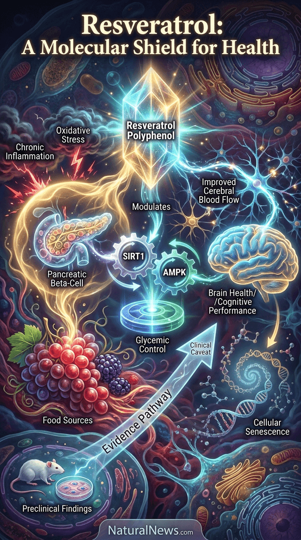Resveratrol Supplement May Support Blood Sugar and Brain Health, Review Says