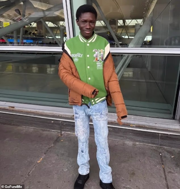 Javits Frimpong, 15, was shot in the abdomen on Crotona Place near East 171st Street at about 9:25 a.m. as he tried to escape a group of bullies