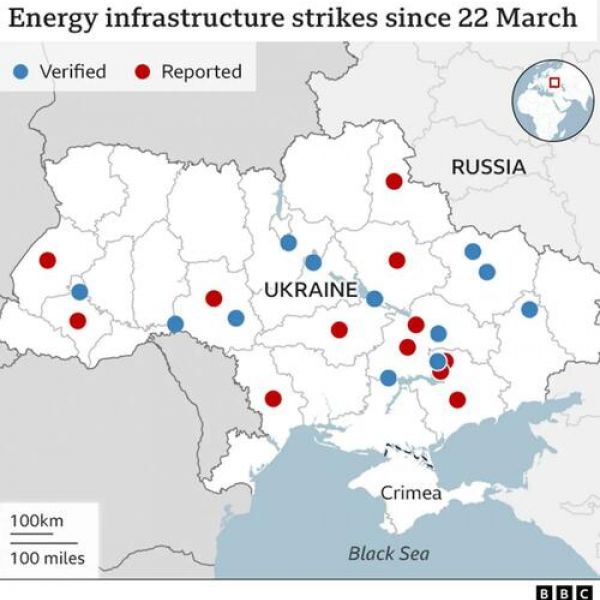 Ukraine Warns Nationwide Power Outages Coming Amid 'Massive' Russian Strikes