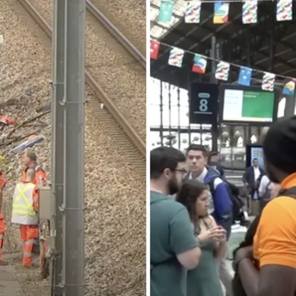 French rail system crippled by 'coordinated act' of 'arson' as thousands head to Paris for Olympics