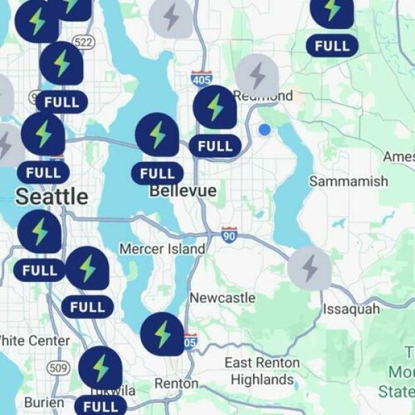 Seattle EV Drivers Panic For Charging Stations After Bomb Cyclone 